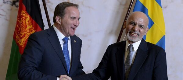 İsveç Başbakanı Stefan Löfven - Afganistan Cumhurbaşkanı Eşref Gani - Sputnik Türkiye