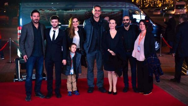 52. Uluslararası Antalya Film Festivali - 'Takım: Mahalle maçı' ekibi - Sputnik Türkiye