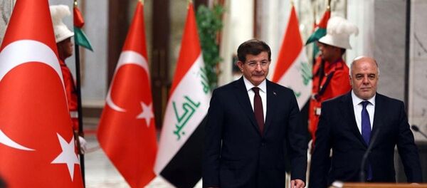 Ahmet Davutoğlu - Haydar El İbadi - Sputnik Türkiye