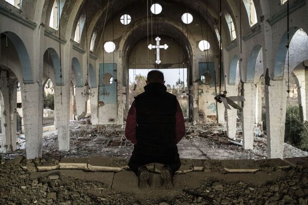IŞİD’den kurtarılan Hristiyan köyleri - Sputnik Türkiye