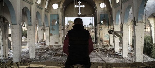 IŞİD’den kurtarılan Hristiyan köyleri - Sputnik Türkiye