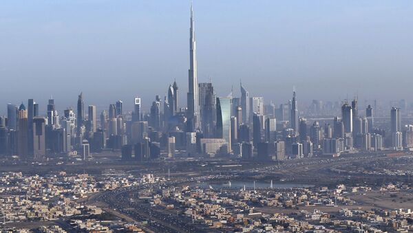 Burç Halife’li Dubai manzarası. - Sputnik Türkiye