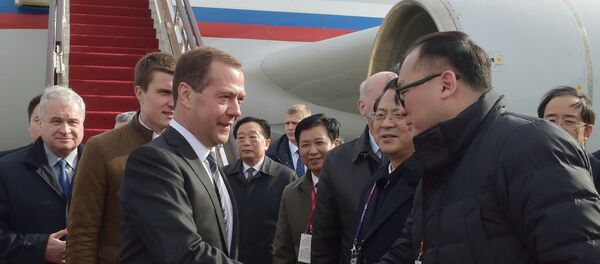 Rusya Başbakanı Dmitriy Medvedev'in Çin ziyareti - Sputnik Türkiye