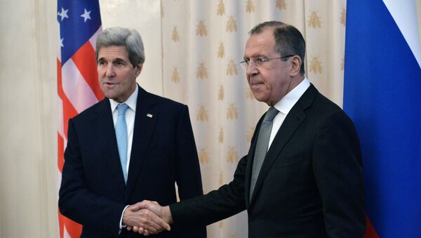 ABD Dışişleri Bakanı John Kerry- Rusya Dışişleri Bakanı Sergey Lavrov - Sputnik Türkiye
