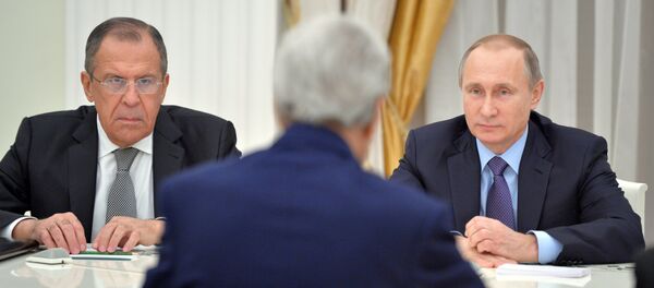 Putin, Lavrov, Kerry Putin, Lavrov, Kerry - Sputnik Türkiye