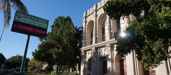 Los Angeles'ta devlet okulları kapatıldı - Sputnik Türkiye