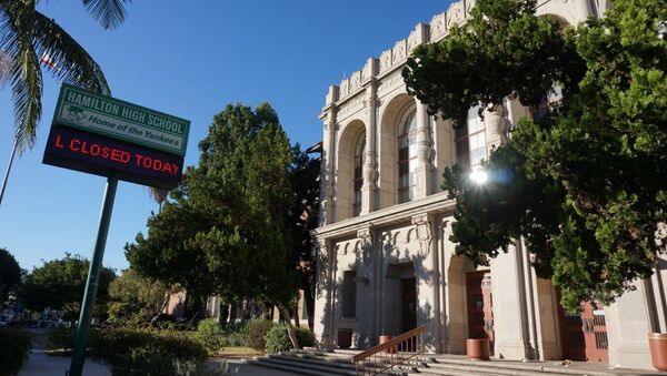 Los Angeles'ta devlet okulları kapatıldı - Sputnik Türkiye