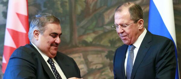 Rusya Dışişleri Bakanı Sergey Lavrov, Bahreynli mevkidaşı Halid bin Ahmed bin Muhammed el Halife ile görüştü. - Sputnik Türkiye