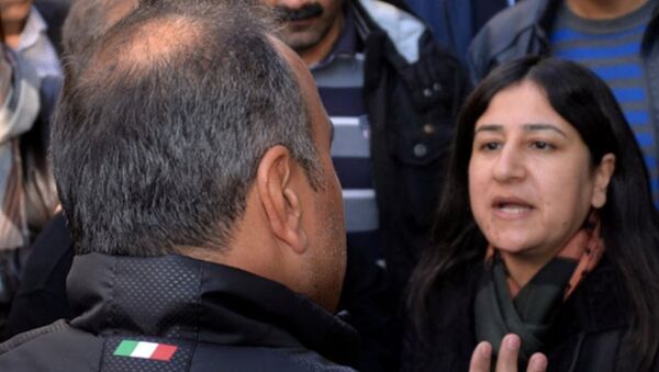 Sur'a yürümek isteyen HDP'lilere polis izin vermedi - Sputnik Türkiye