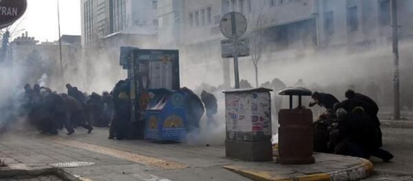 Van protesto müdahale - Sputnik Türkiye