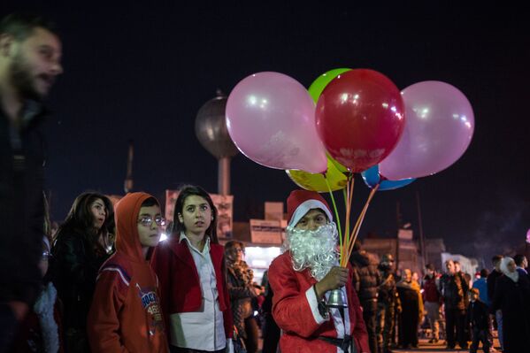 Şam sokaklarında  Noel heyecanı - Sputnik Türkiye