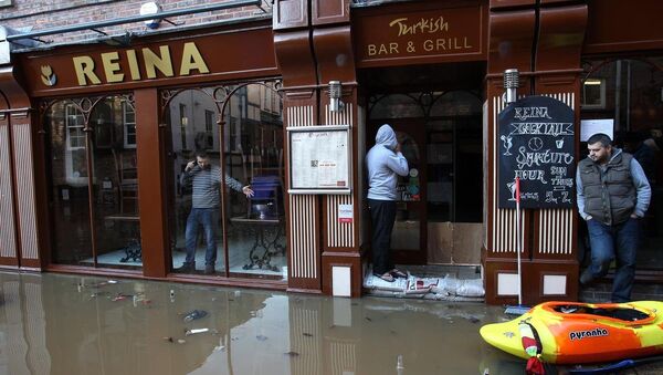 İngiltere'de sel felaketi - Sputnik Türkiye
