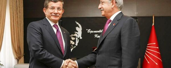 Davutoğlu-Kılıçdaroğlu görüşmesi - Sputnik Türkiye