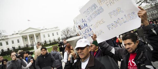 ABD göçmen protestosu - Sputnik Türkiye