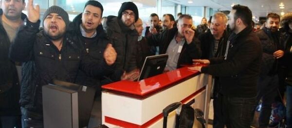 THY protesto THY protesto - Sputnik Türkiye