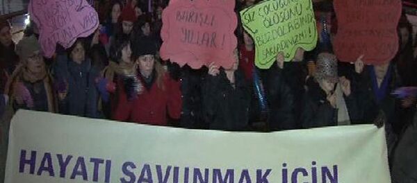 Kadınlar barış için eylem yaptı - Sputnik Türkiye