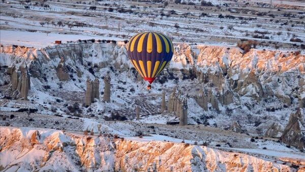 Kapadokya’da eksi 16 derecede balon keyfi - Sputnik Türkiye
