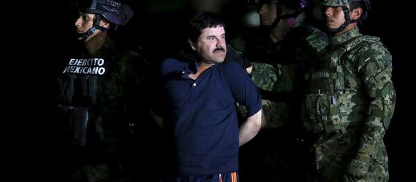 'Bücür' lakaplı uyuşturucu baronu Joaquin Guzman - Sputnik Türkiye