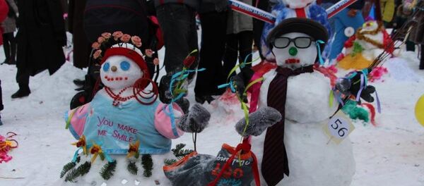 ‘Kardan adam’lar Tataristan’da yarıştı - Sputnik Türkiye