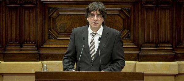 Katalonya Başkanı Carles Puigdemont - Sputnik Türkiye