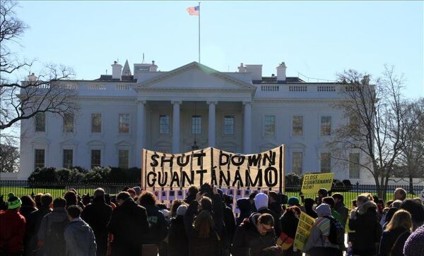 Guantanamo’nun 14'üncü yıldönümü protesto edildi - Sputnik Türkiye