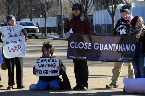 Guantanamo’nun 14'üncü yıldönümü protesto edildi - Sputnik Türkiye