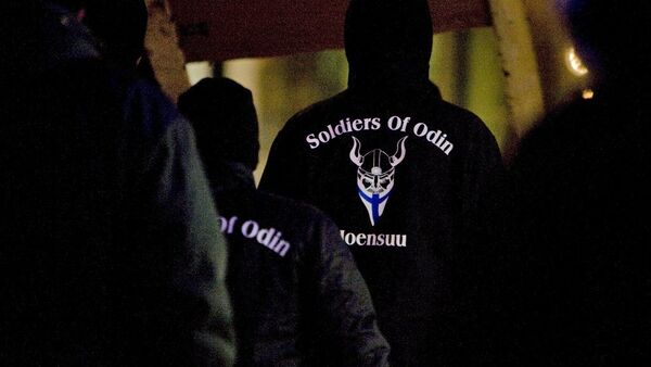 Finlandiya'da ırkçı Odin'in Askerleri grubu - Sputnik Türkiye