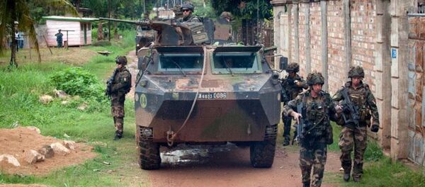 Orta Afrika - Fransız askeri - Sputnik Türkiye