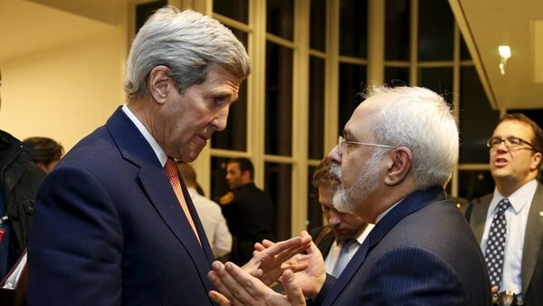 ABD Dışişleri Bakanı John Kerry- İran Dışişleri Bakanı Muhammed Cevad Zarif - Sputnik Türkiye