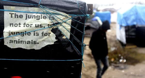 Calais sığınmacı kampı - Sputnik Türkiye