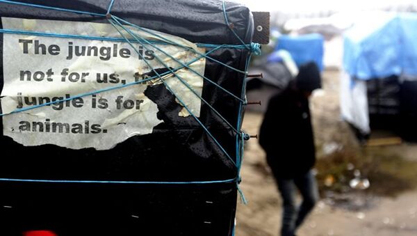 Calais sığınmacı kampı - Sputnik Türkiye