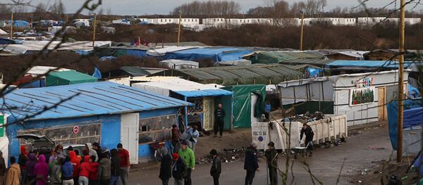 Calais sığınmacı kampı - Sputnik Türkiye