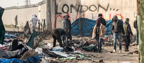 Calais sığınmacı kampı Calais sığınmacı kampı - Sputnik Türkiye