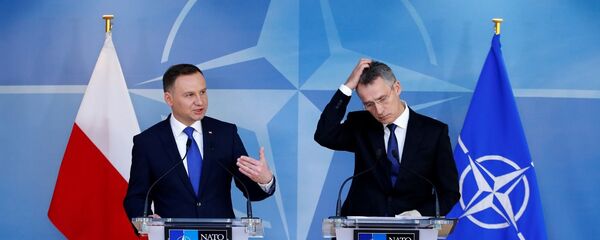 NATO Genel Sekreteri Jens Stoltenberg - Polonya Devlet Başkanı Andrzej Duda NATO Genel Sekreteri Jens Stoltenberg - Polonya Devlet Başkanı Andrzej Duda - Sputnik Türkiye