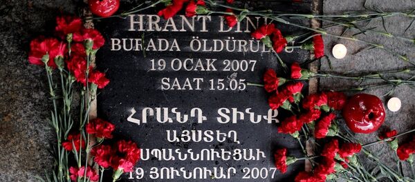 Hrant Dink öldürülüşünün  9. yılında anıldı - Sputnik Türkiye