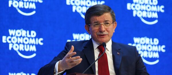Ahmet Davutoğlu Davos'ta - Sputnik Türkiye