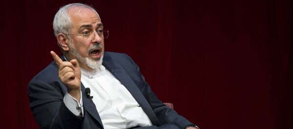 Iranian Foreign Minister Mohammad Javad Zarif speaks at the New York University (NYU) Center on International Cooperation in New York - Sputnik Türkiye