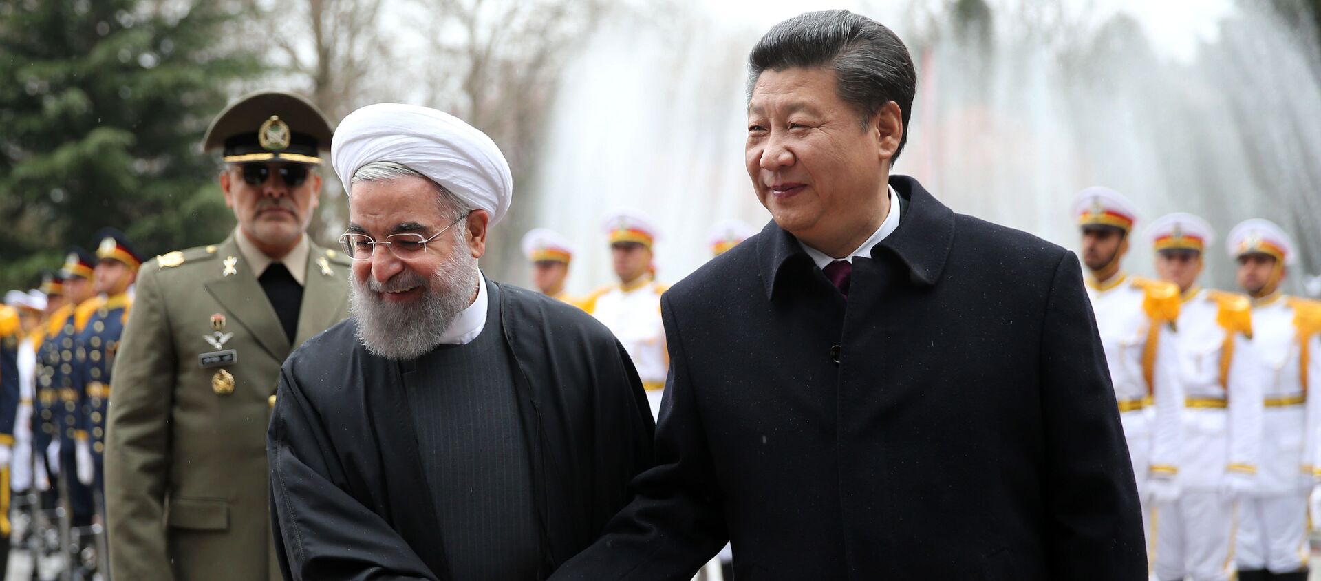 Çin Devlet Başkanı Şi Cinping ve İran Cumhurbaşkanı Hasan Ruhani - Sputnik Türkiye, 1920, 26.03.2021