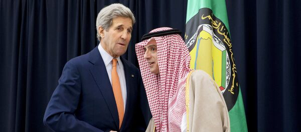 ABD Dışişleri Bakanı John Kerry ve Suudi Arabistan Dışişleri Bakanı Adil el Cubeyr - Sputnik Türkiye