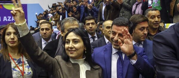 HDP 2. Olağan Genel Kurulu / Figen Yüksekdağ-Selahattin Demirtaş - Sputnik Türkiye
