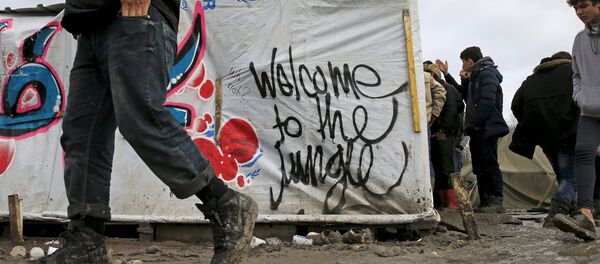 Fransa - İngiltere/ Calais yakınlarında Dunkirk sığınmacı kampları - Sputnik Türkiye