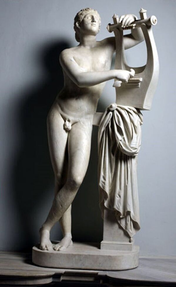 İtalya'da heykeller Ruhani için ‘kapandı’ - Sputnik Türkiye