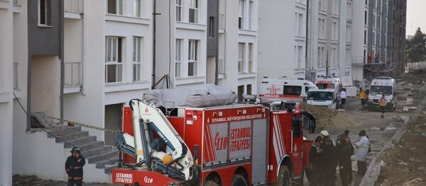 Bahçeşehir'de asansör faciası Bahçeşehir'de asansör faciası - Sputnik Türkiye