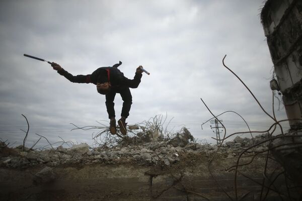 Gazze'de genç ninjalar - Sputnik Türkiye
