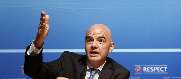FIFA başkan adayı, UEFA Genel Sekreteri Gianni Infantino - Sputnik Türkiye