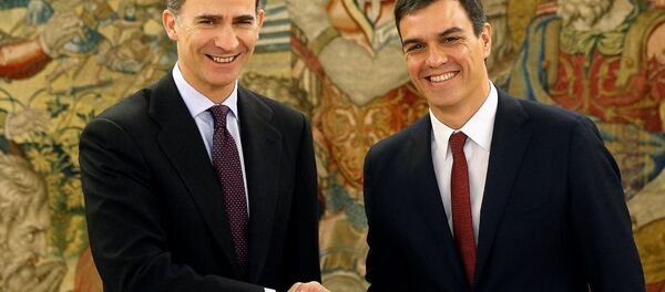 İspanya Kralı 6. Felipe- PSOE lideri Pedro Sanchez - Sputnik Türkiye