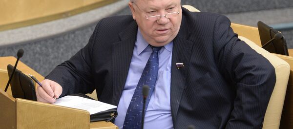 Rusya Devlet Duması Savunma Komitesi Başkanı Vladimir Komoyedov Rusya Devlet Duması Savunma Komitesi Başkanı Vladimir Komoyedov - Sputnik Türkiye