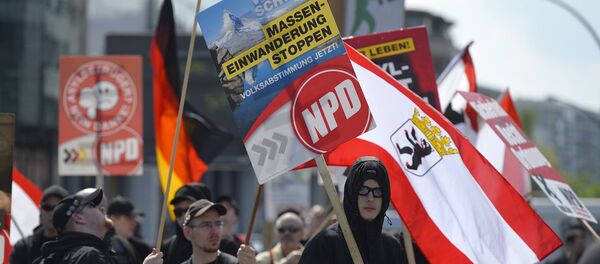 Almanya’da faaliyet gösteren aşırı sağcı Ulusal Demokrat Parti (NFD) - Sputnik Türkiye