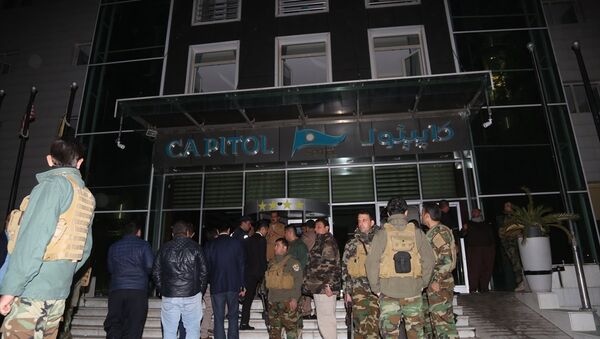 Erbil'de çıkan otel yangınında 17 kişi hayatını kaybetti. - Sputnik Türkiye