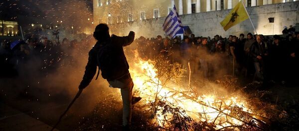 Yunanistan’da çiftçilerin öfkesi dinmiyor - Sputnik Türkiye